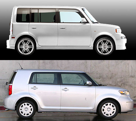 old and new xB comparison